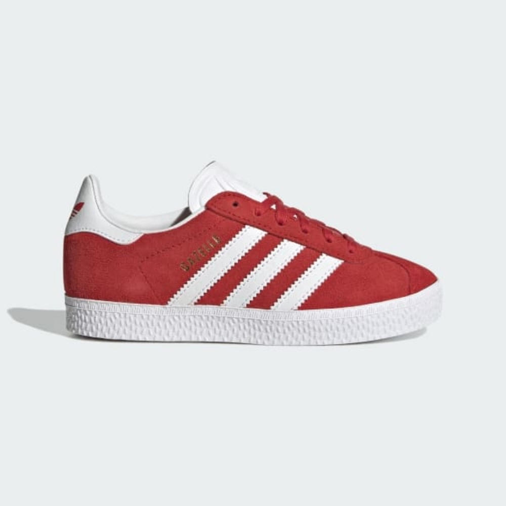 ADIDAS Red Suede Gazelle Sneakers 7 M